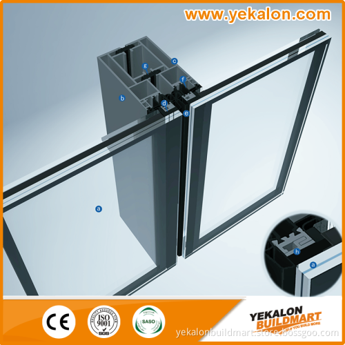 Yekalon New Design and easy installation Unitized Glass Curtain Wall